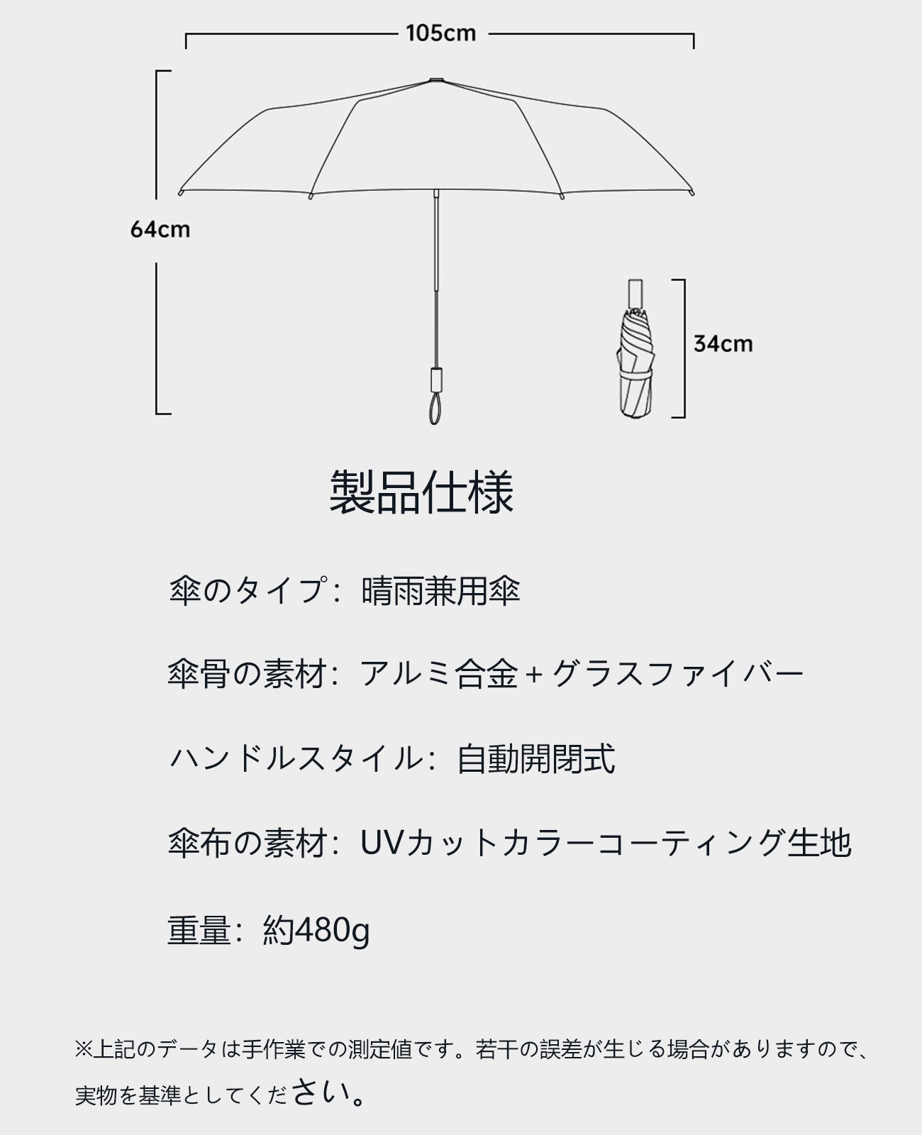 日傘 内側 黒 外側 白 日傘 100 uv カット