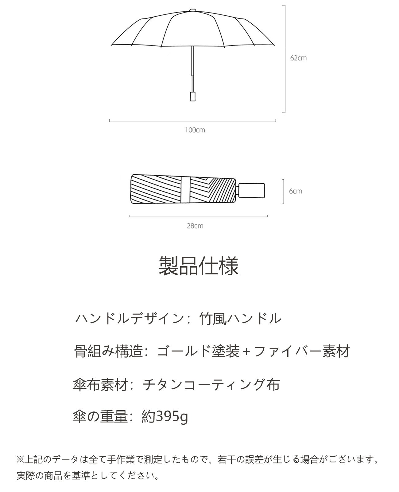 日傘 外側 白 内側 黒 完全 遮光 日傘